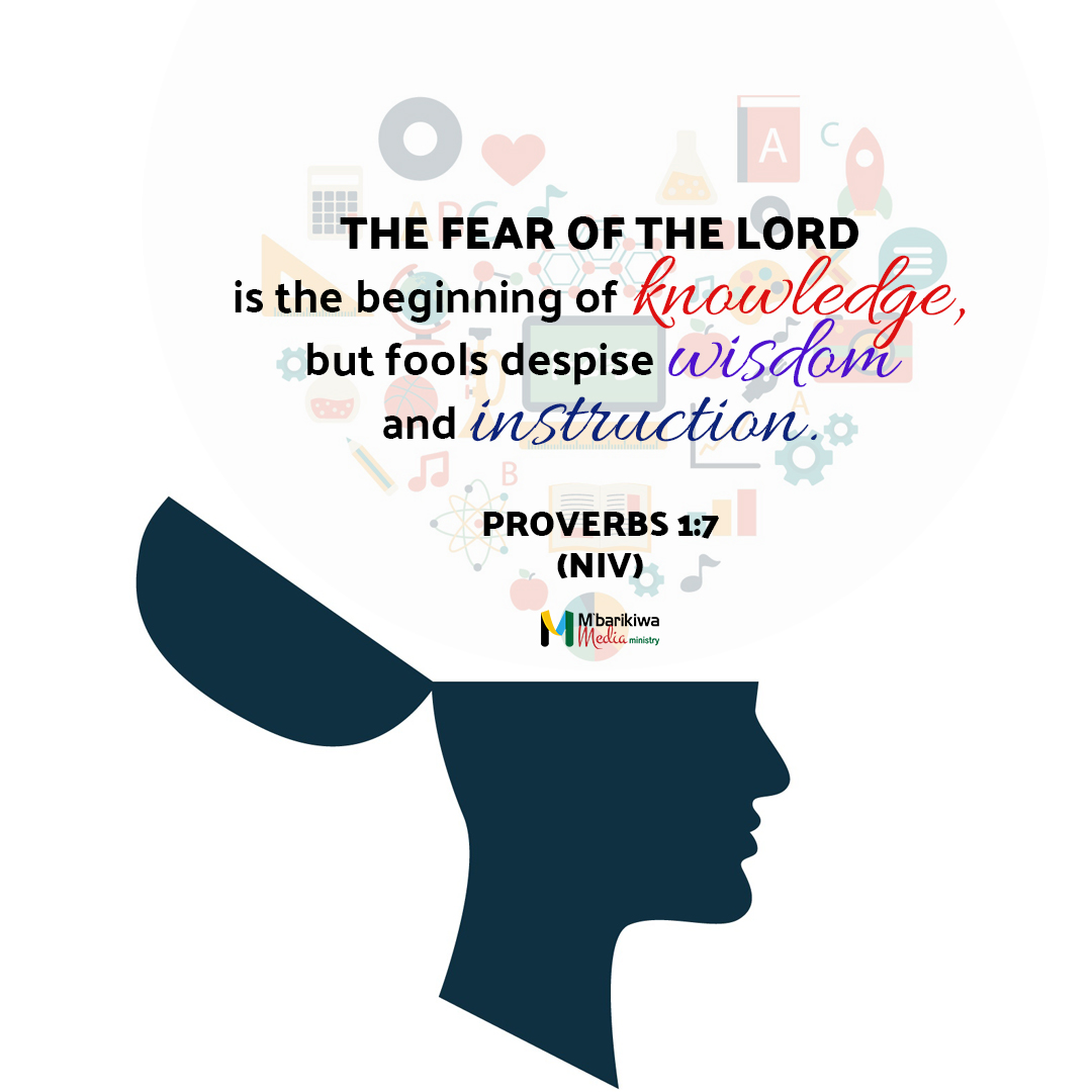 Proverbs 1:7 (NIV)
