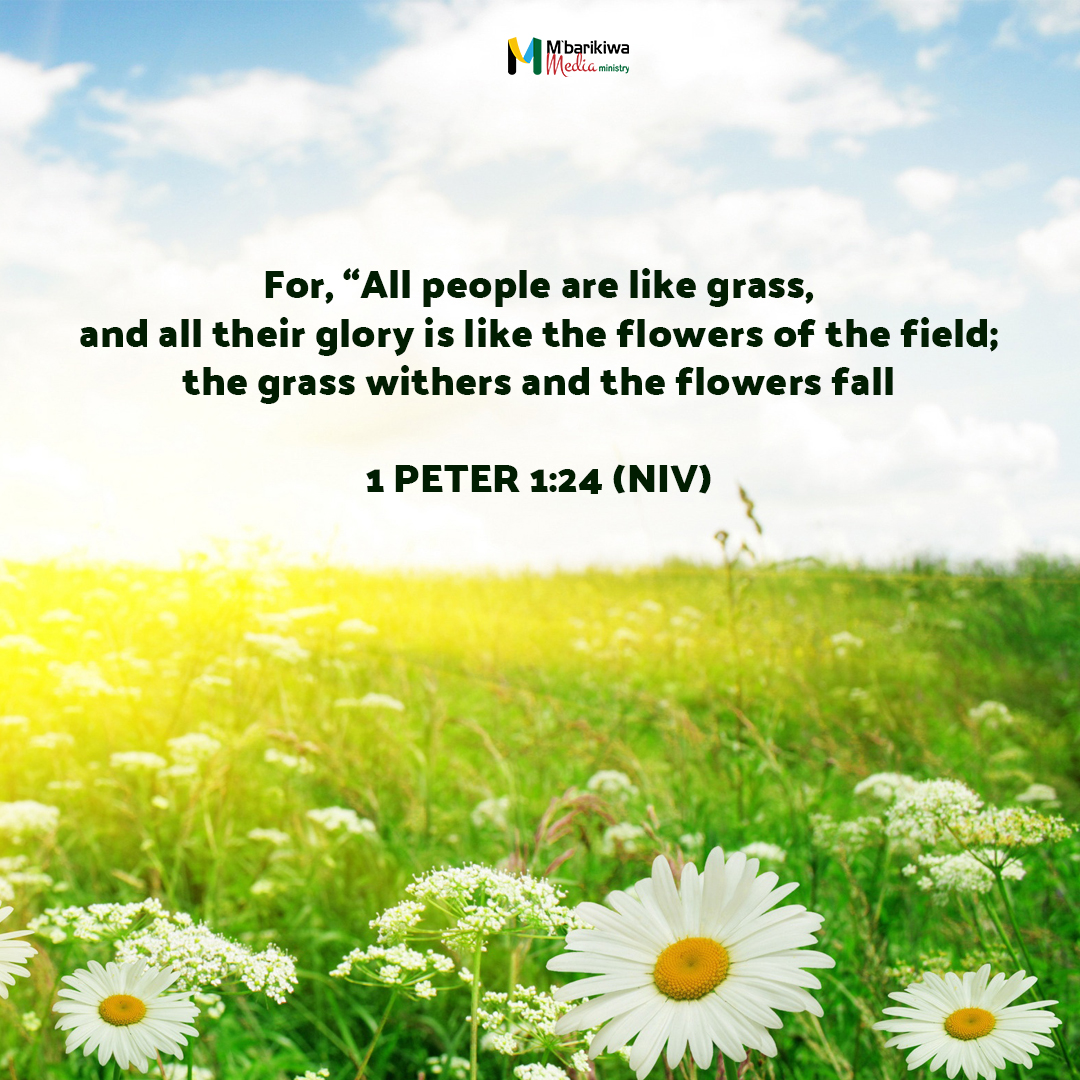 1 Peter 1:24 (NIV)