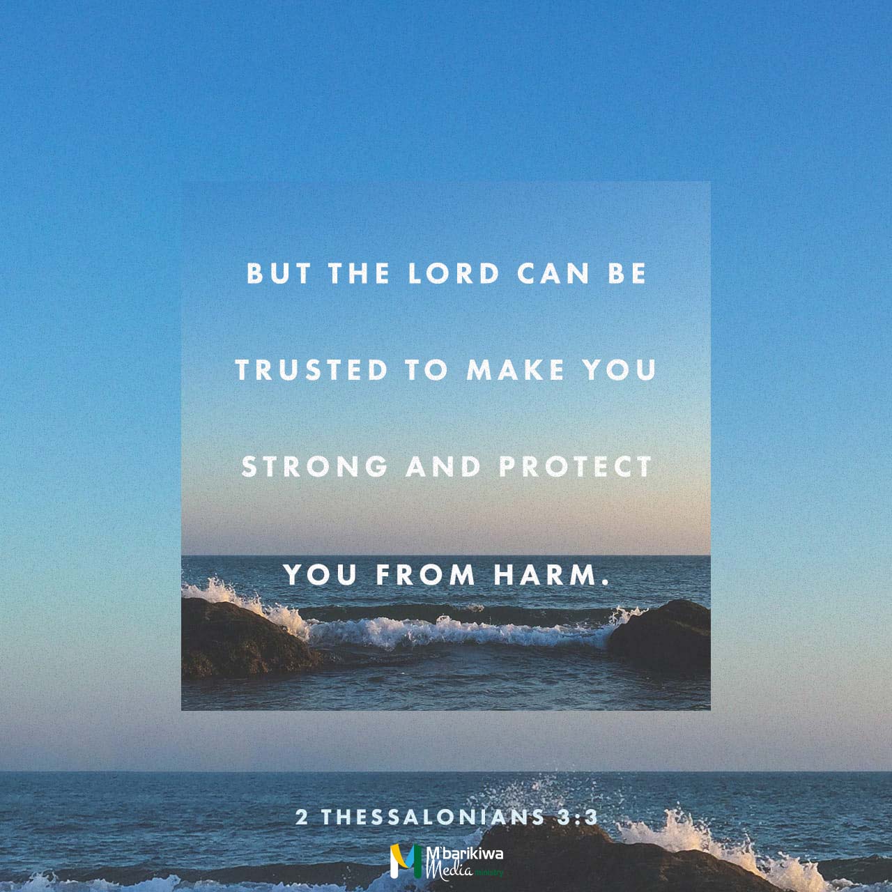 2 Thessalonians 3:3 NIV