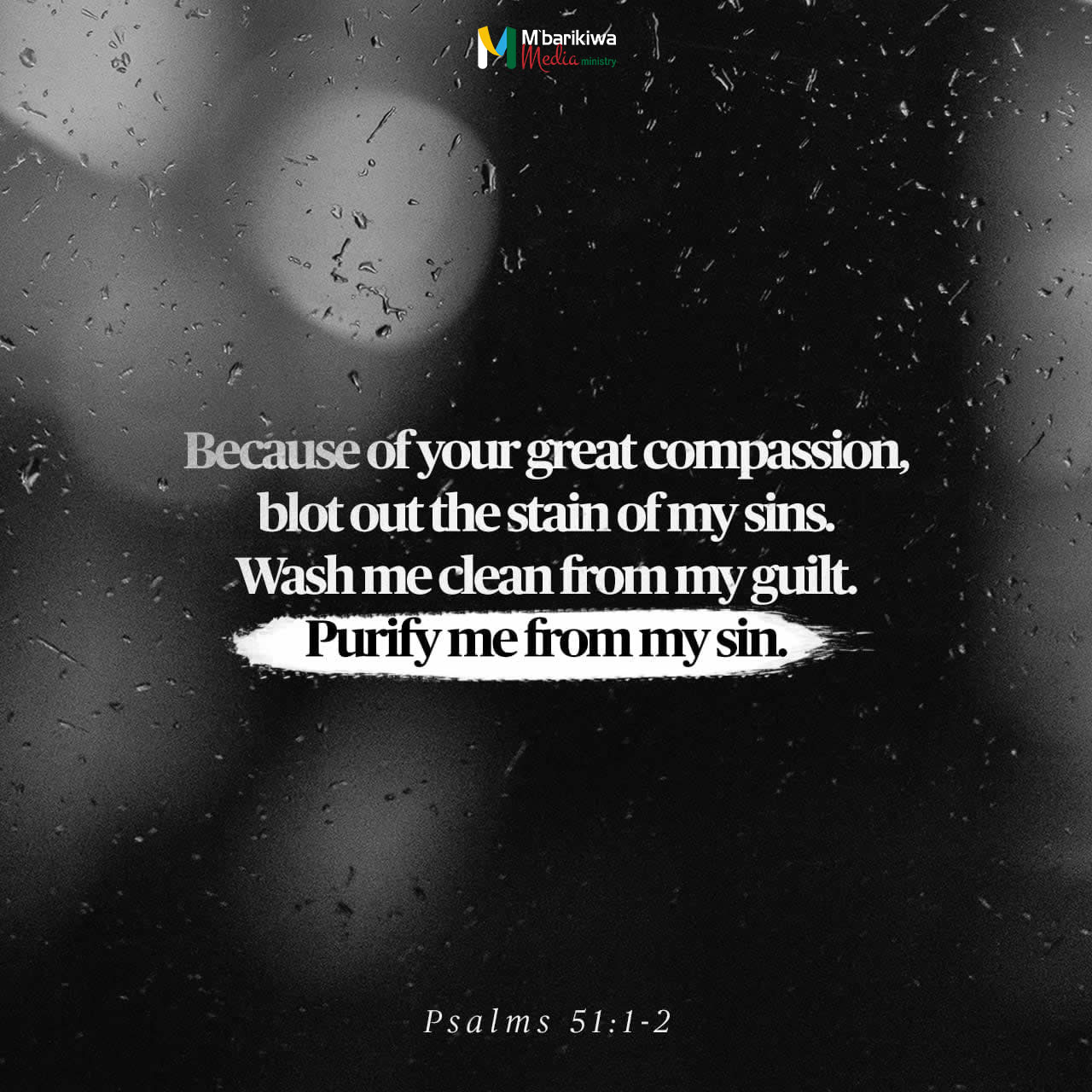 Psalms 51:1-2 (NIV)